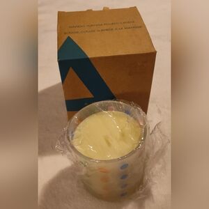 NWT! 2007 Avon Mango Polka Dot Candle